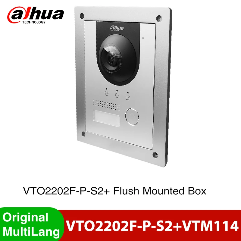 Dahua Doorbell Poe Vto2202fps2 2wire Ip Villa Door Station 2mp