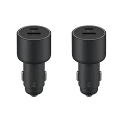 High - Power Dual - Port Car Charger with Light Effect Display (2PCS)