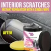 150g Dual-Surface Shine&Repair Paste - Interior & Tire Gloss Restoration, Scratch Fix, Waterproof/UV Protection - All-In-One 3