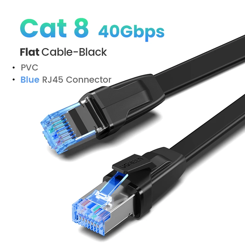  UGREEN Cable Ethernet Cat 8 de 3 pies, cable de