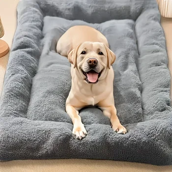 120cm Warm Dog Sofa Bed Winter Pet Dog Cat Bed Sleeping House Kennel Mat Cat Puppy Mattress Pet House Cushion For Large Dogs