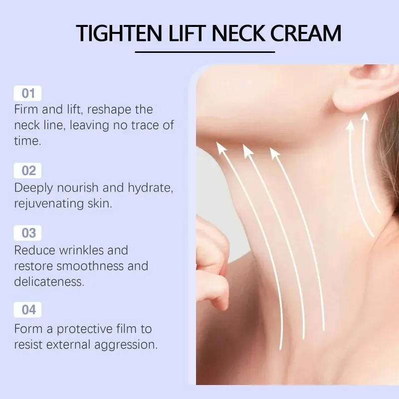 Neck cream Lift tighten lighten firm nourish neck cream
