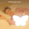 Butterfly Night Light Plug Into Wall Auto Dusk to Dawn Smart Sensor Night Light for Living Room Bedroom Bathroom Kids 220V EU 4
