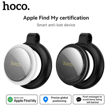 E100 Smart GPS Tracker Mini Tag Anti-Lost Device with Case for iOS Apple Find My App Car/Key/ Pet/Kids Location Finder 1