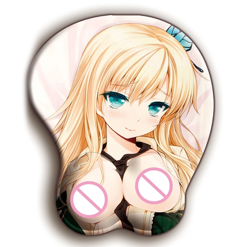 Japanese Anime 3D Mouse Pad Wristband Cartoon Mouse Pad Front Chest Back Hip Wrist pad mouse pad,wrist pad