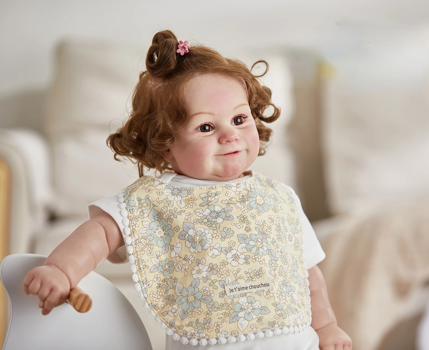 60cm Soft Body Blue Eyes Cuddly Reborn Doll- Maddie