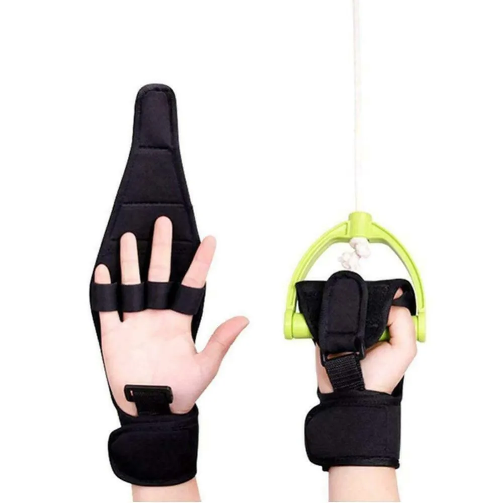 Training Hand Finger Rehabilitation Finger handschuh Anti-Spastik Schlaganfall Hemiplegie Hilfs handschuhe Rehabilitation Faust griff – Detail 9