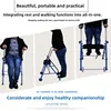 Safe and Secure Walking Stick with Seat Automatic Reset Elderly Walkers Toilet Rail Holder Integration Mobility Aid for Disabled 5