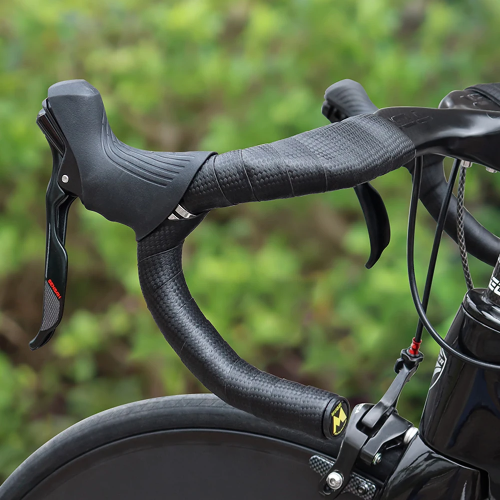 MUQZI Road Bicycle Handlebar Bar Tape Sweat Absorption Damping Road Bike Handle Belt Wraps Quick-drying Enhance Bike Grip