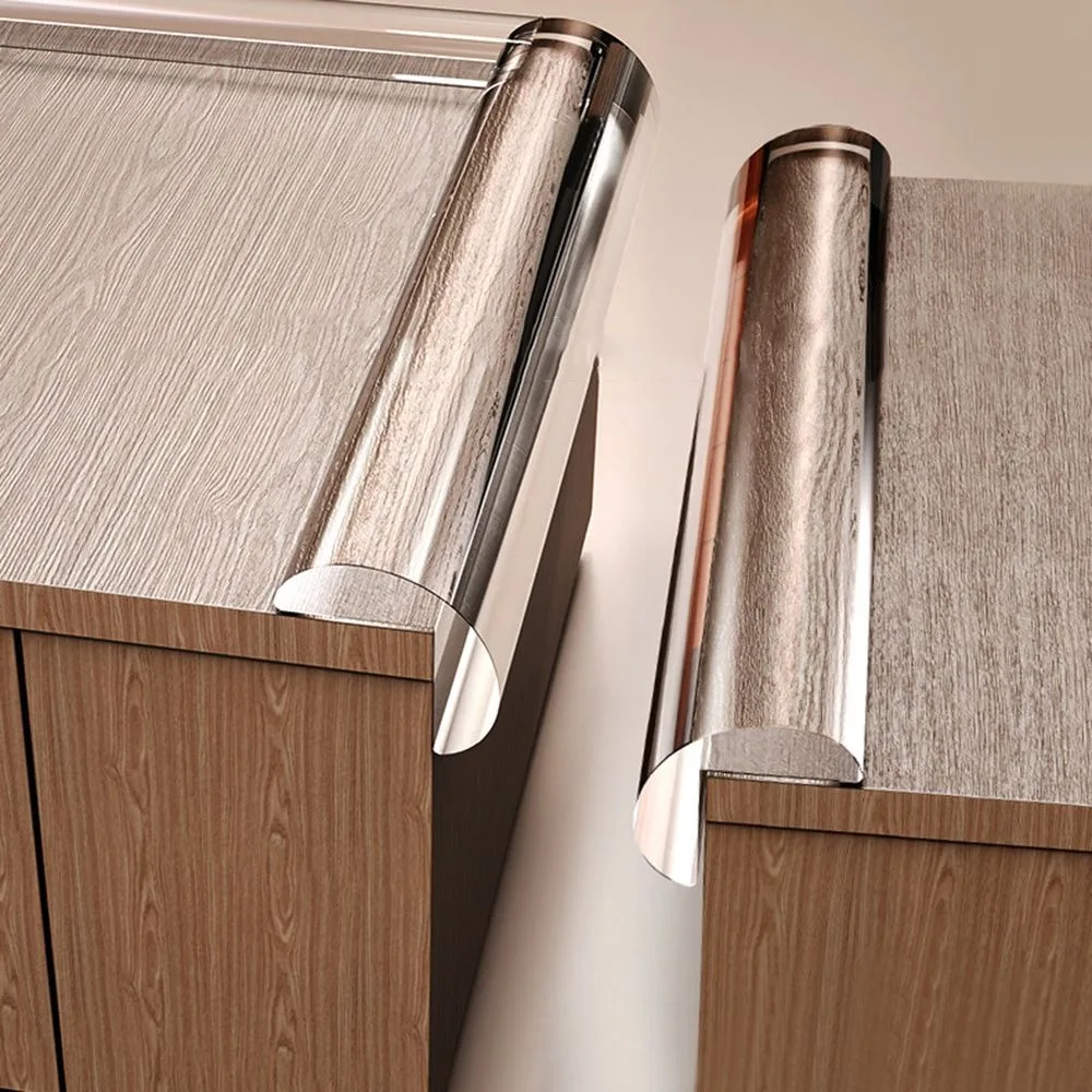 

Прозрачный самоклеящийся Мягкий бампер для детской мебели, острые углы, домашняя угловая защитная полоса, безопасность для детей