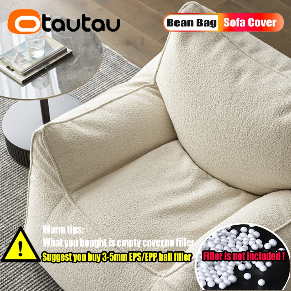 Bean Bag Sofa Pouf Cover Without Filler Outdoor SF114