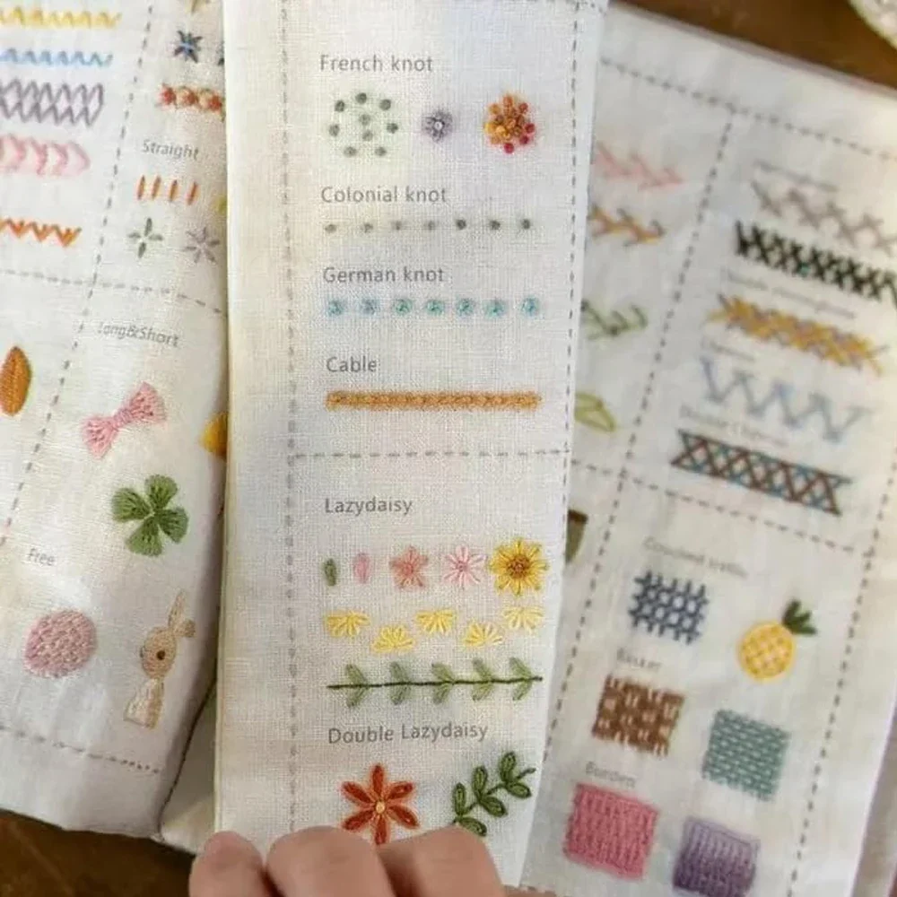 DIY Stitch Book Embroidery Sewing Books for Beginners Adult