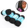 70g/roll Black Brazilian Wool Hair Synthetic Pre Stretched African Hair Yarn for Braiding Hair Extension for Women Black 1