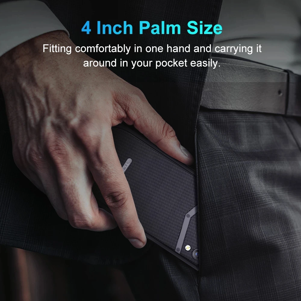 Cubot Pocket Android 11.0 Mini Smartphones Quad Core 4GB+64GB 4.0 Inch Cellphone 16MP Camera 3000mAh Battery NFC Mobile Phone