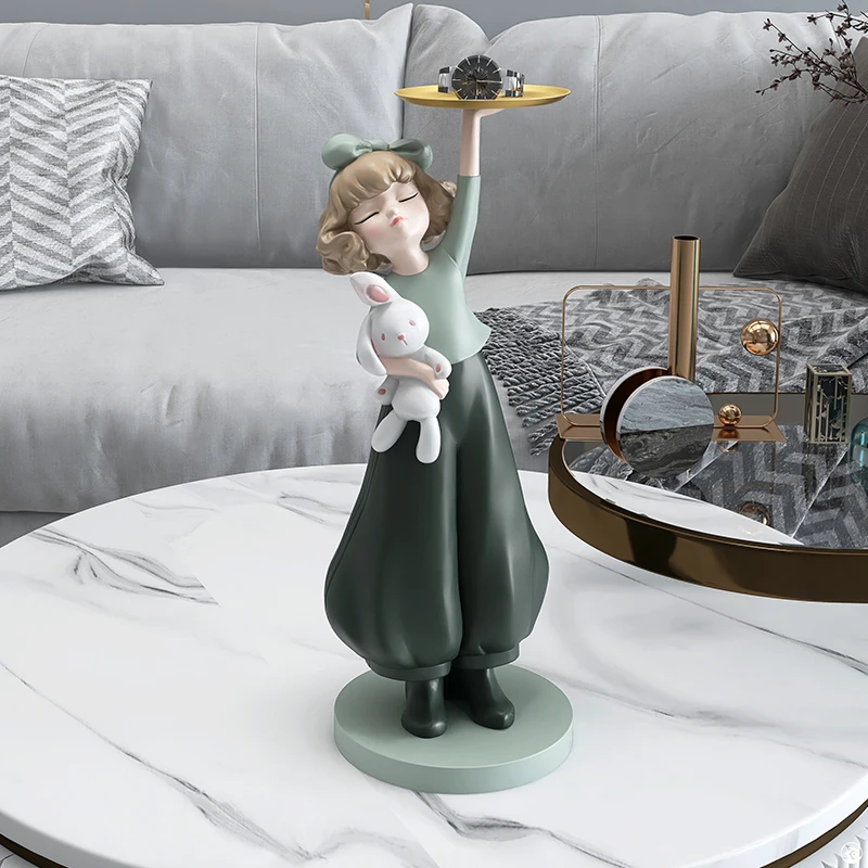 

Luxury Girls' Entrance Key Storage Decoration, Home Decoration, Living Room, TV Cabinet, Wine Cabinet, Tray Relocation Gift