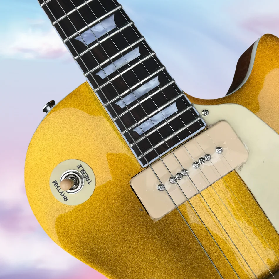 LP standard electric guitar silver hardware 2 pickup guitars rosewood fingerboard Made in China