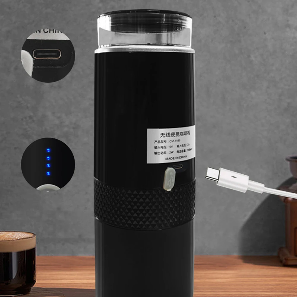 de cafe eletrica portatil maquina capsula cafe sem fio 03