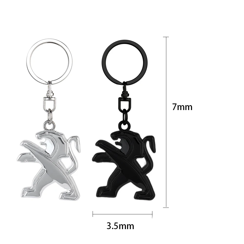 Leder Metall Auto Logo Schlüsselanhänger Lanyard Schlüsselanhänger Schnalle für PEUGEOT 107 206 207 208 307 308 2008 3008 4008 GT 108 301 T9 406 508 – Detail 10