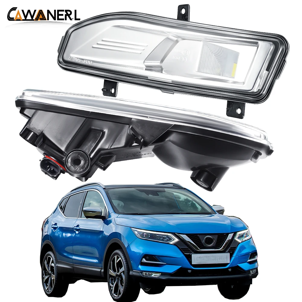 Gruppo Ottico Fendinebbia 2X30W Per Nissan Qashqai J11 2017 2018 2019 2020 Car Driver Passeggero Led Fendinebbia H11 12V