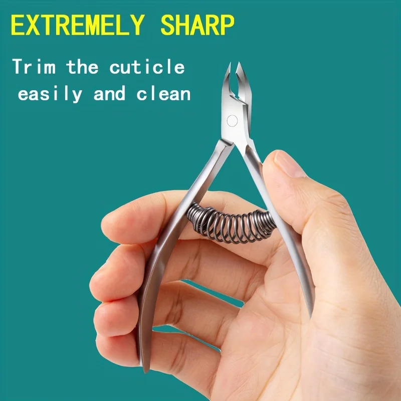 Stainless Steel Nail Clipper Set Professional Manicure Pedicure Kit Cuticle Scissors Nipper Trimmer