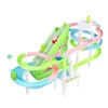 Electric Duck Climbing Stair Track Toy Fun Electronic Music Light Roller Coaster Slide Climbing Stair Toy For Kids Birthday Gift 6