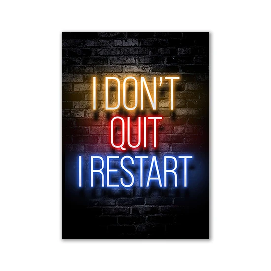 thumbnail image 1 of Imágenes de eslóganes de juegos con efecto neón motivacional, impresiones planas en lienzo, carteles y pinturas para la pared para la decoración de la sala de juegos, regalo para jugadores, 1 of 5