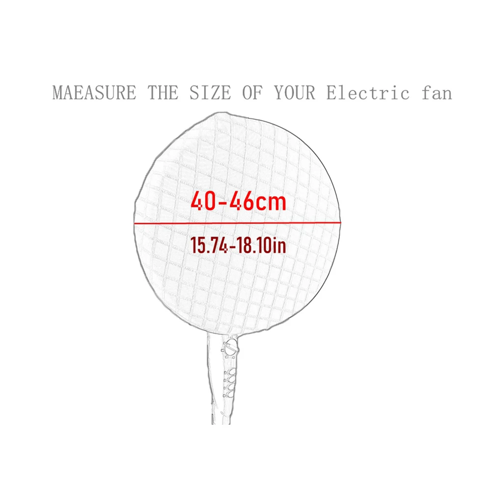 Electric Fan Dust Cover All-Inclusive Elastic Heater Cover Dust Solid Color Household Universal Storage Net Home Decor dust cover fan cover