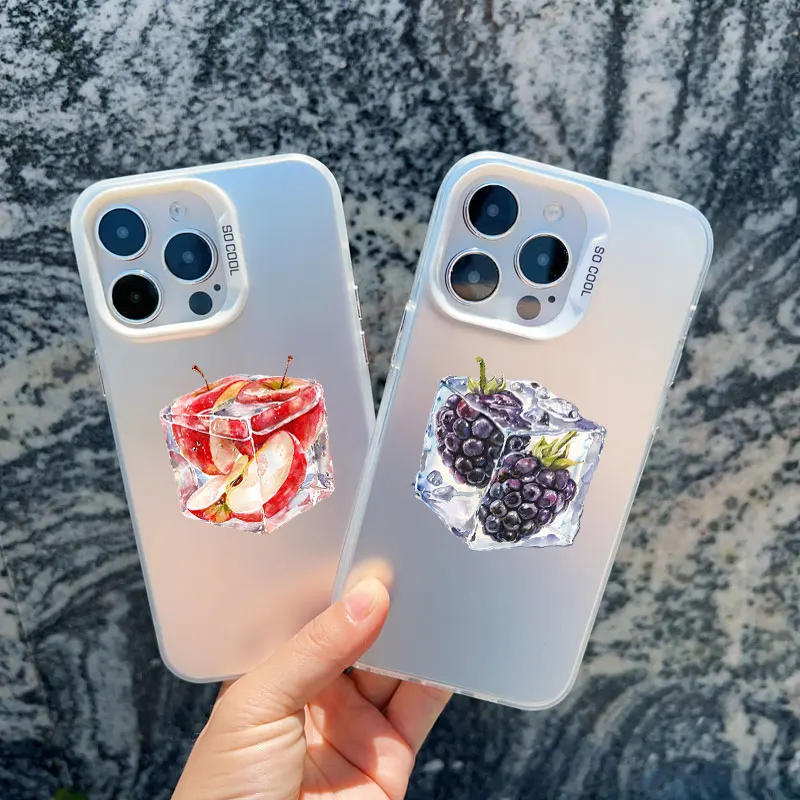 2D Cartoon Chill Drinks Handyhülle für iPhone 13 12 Mini 11 Pro Max 17 16 15 14 Pro Max 15 Plus Stoßfeste Laser-Schutzhülle Fundas – Detail 8