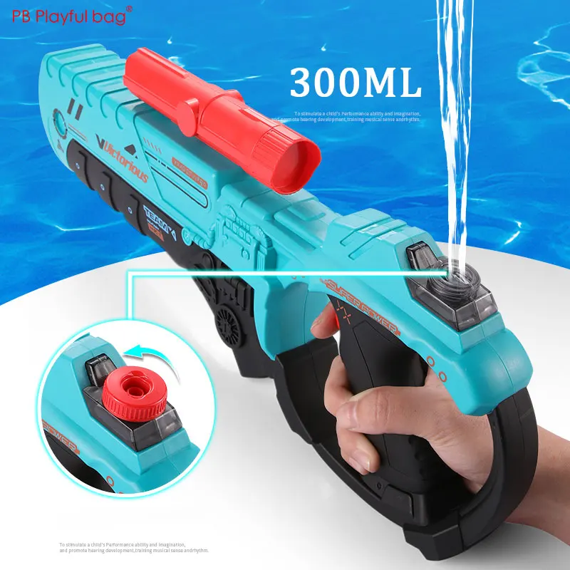 Summer Electric Water Gun With 1000ML Water Bag High Speed Blaster Swimming Pool Party Toys Kids Entertainment Gift AC138