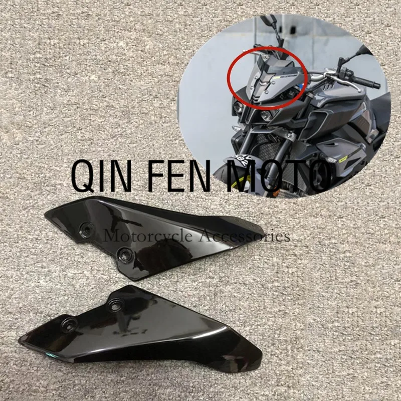 

Bright Black Motorcycle Accessories Windscreen Side Panel Fairing Fit For Yamaha MT10 FZ10 MT-10 2016-2021