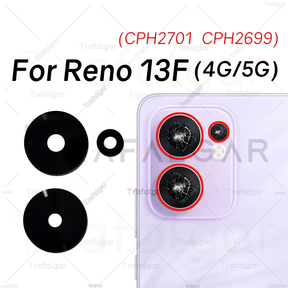 Premium Rear Camera Glass Lens Replacement with Adhesive