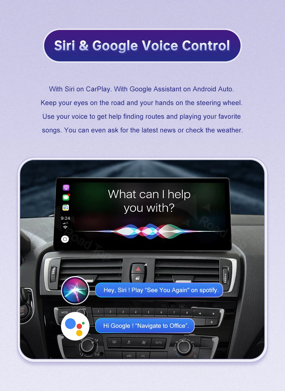 12,3 "Ultra Dünne Android Auto Bildschirm Für BMW Serie 1/2 Serie F20 F21 F22 F23 Drahtlose CarPlay Multimedia Player radio GPS Navi – Detail 13