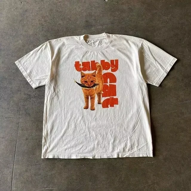 Vintage Fruit Bike Furniture Printed T Shirt Graphic T Shirt High Quality Men's Short Sleeve T Shirt Men's Street Wear Men's Top 3