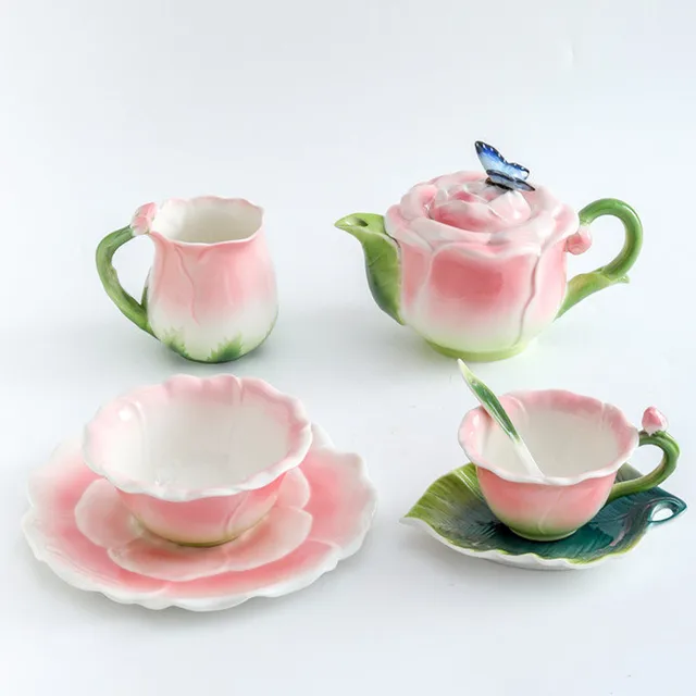 Rose Ceramic Tea Set 1
