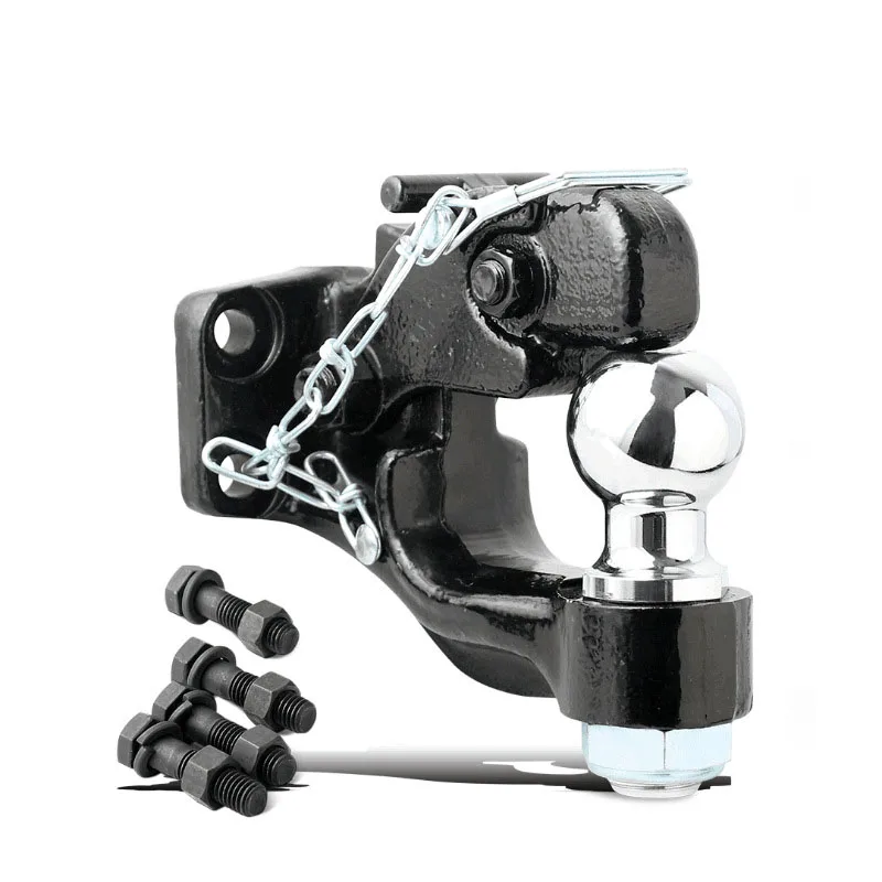 

Direct Selling Chrome Silver Car Trailer Towing Pintle Hook With Hitch Ball Combination