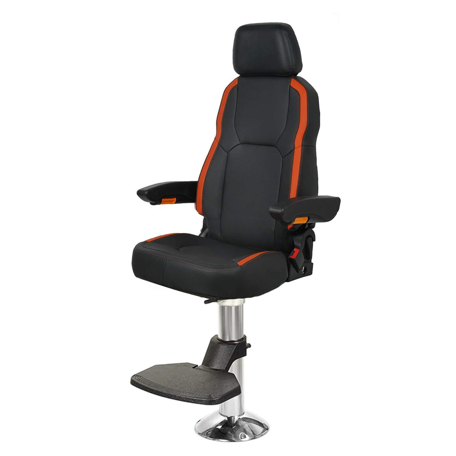 

Captain Seat for Boat, Boat Chair Marine Seats without pedestal suspension base