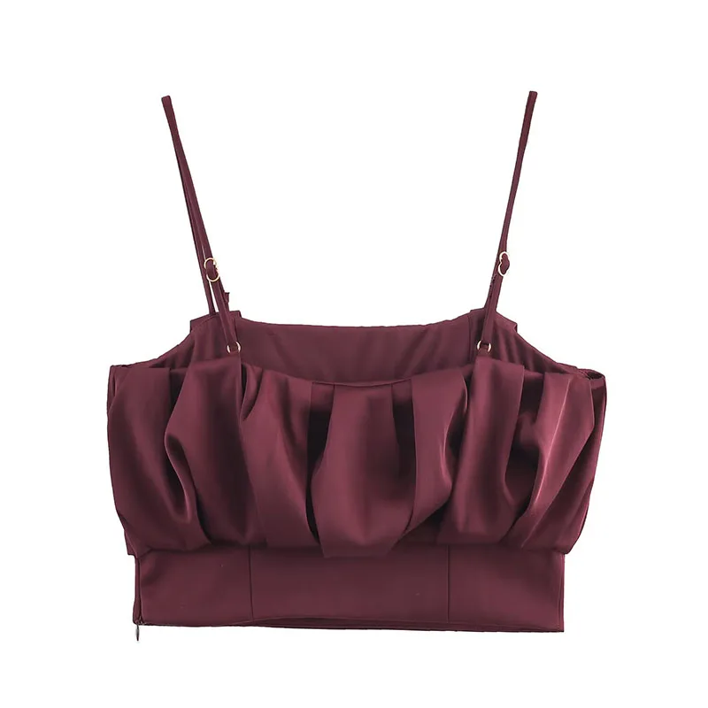 Chic Fashion Lantern Mini Skirts Two Piece Sets For Women 2025 New Sling Crop Tops Women's Suits New Elegant Woman Outfits ﻿ ﻿