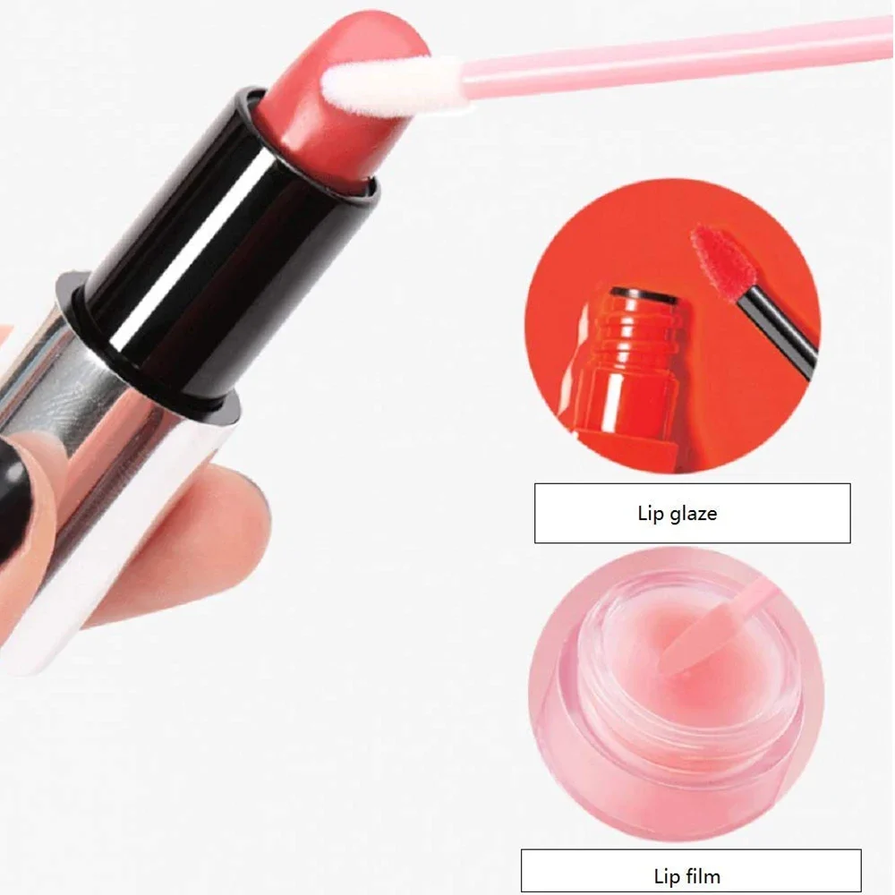 Replacement Head for Lipstick Disposable Lip Brush Cotton Head 500pcs  Applicator Makeup Tool For Eyelashes Extension