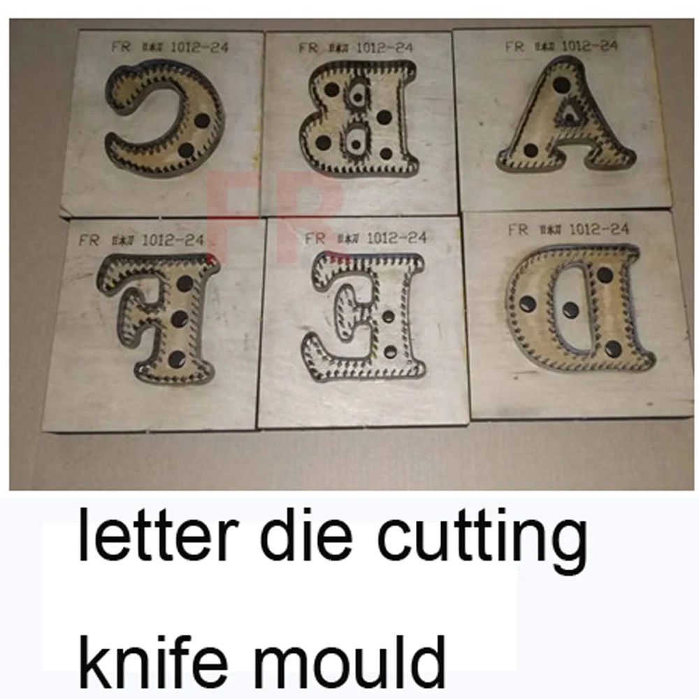 Description Picture 2 of item-DIY Leather Craft Words Letter Alphabet Die Cutting Knife Mould Hand Machine Punch Tool Set 6cm Height