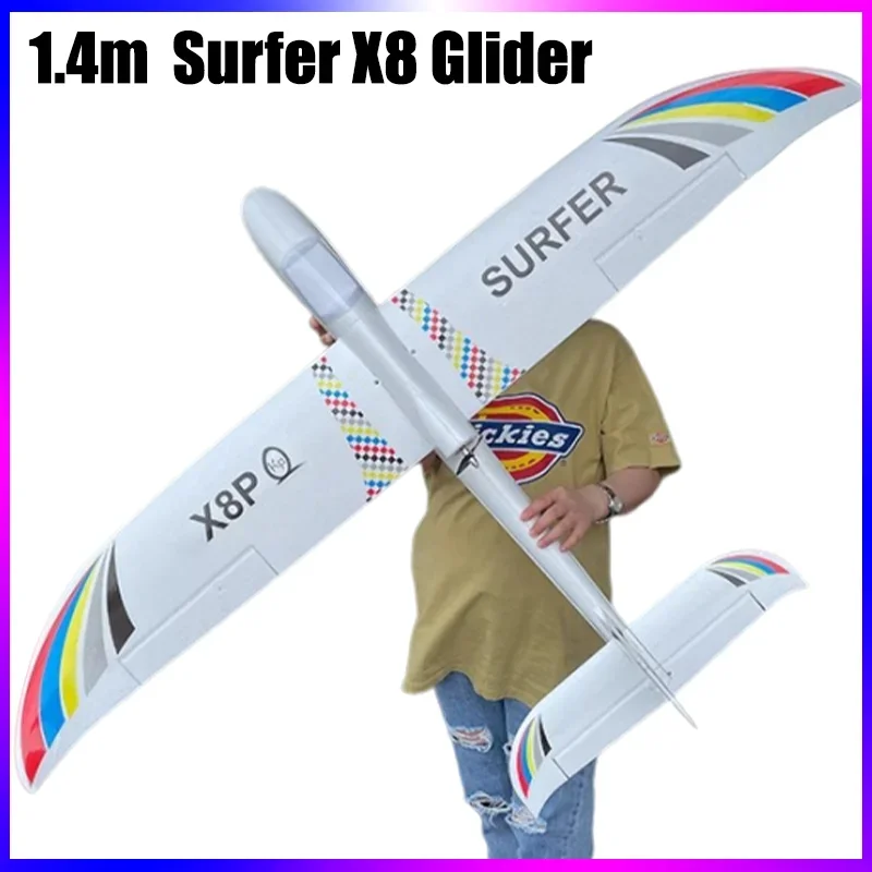 

Sky Surfer X8 Glider 1.4m Novice Beginner Fixed Wing Epo Detachable Collision Prevention And Fall Prevention