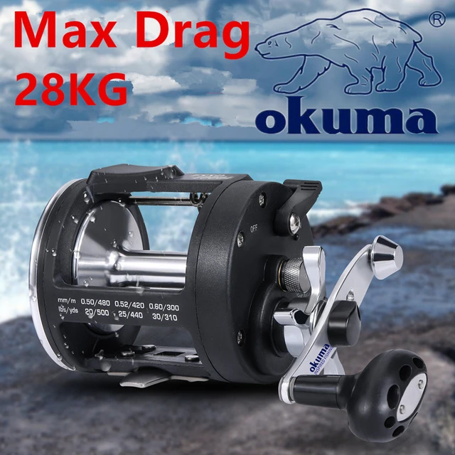 OKUMA New Towing Drum 2+1BB 3.8:1 High Speed Ratio Strong Salt