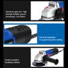 HERZO 5inch Angle Grinder with Dust Shroud 2pcs Grinding Kit DIY Dustless Tools 3