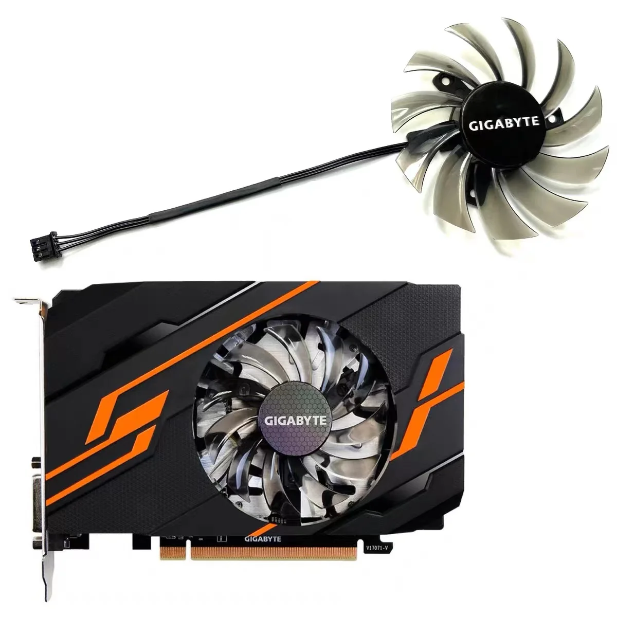 

New GPU Fan 3PIN 75MM Compatible with GIGABYTE GV-N730, GV-N630, GV-N610, GV-R575, GV-R557 Graphics Card Cooling Fan