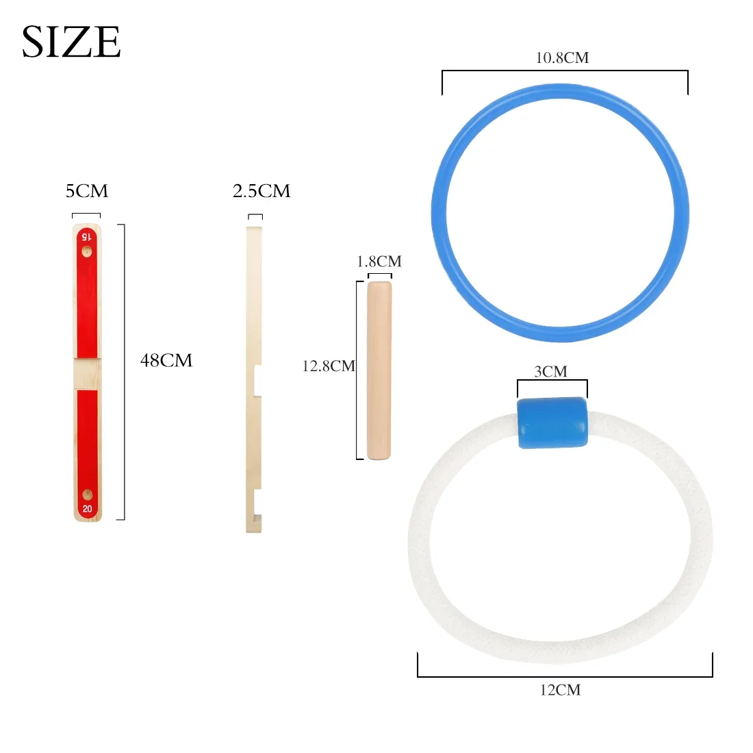 Orff Outdoor Game Toy Hoop Ring Toss Quoits Cross Garden For Children Gift Plastic Ring Throwing Ferrule Funny Kids Sport Toys