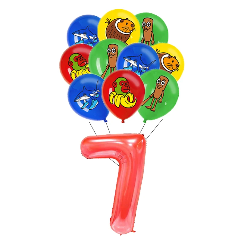 17pcs number 7