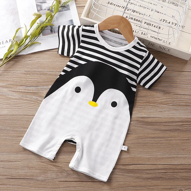 Newborn Spring Outfit Boy Baby Infant Smocked Baseball Romper