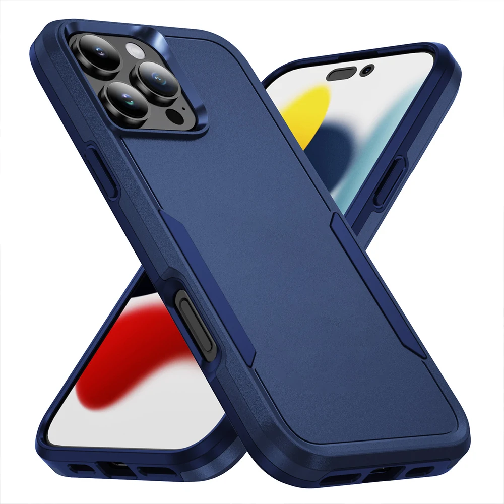 Enhanced Dual-Layer Military Grade Shockproof Phone Case
