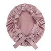 100 Pure Mulberry Silk Sleeping Bonnets For Women Luxury Silk Sleep Caps Headwrap Beauty Hair Care Turban Headwrap Headwear Gift 6