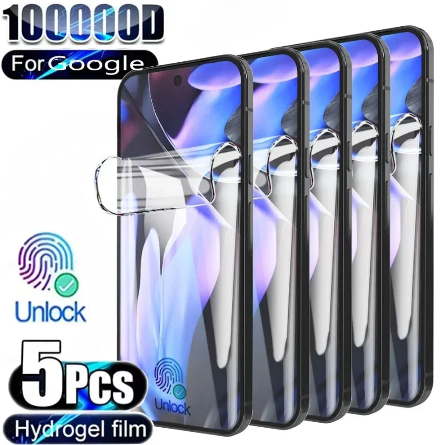 Enhanced Hydrogel Screen Protector Film - 5 Pack