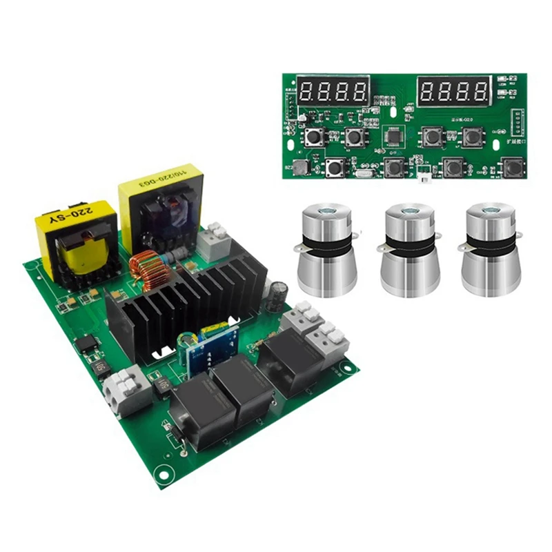 

220V 150W 40Khz Digital Circuit Board Ultrasonic Transducer For Industrial Car Washer Generator